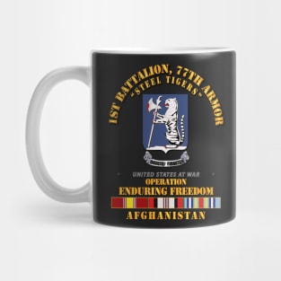 1st Bn 77th Armor - w AFG SVC Ribbons - OEF Mug